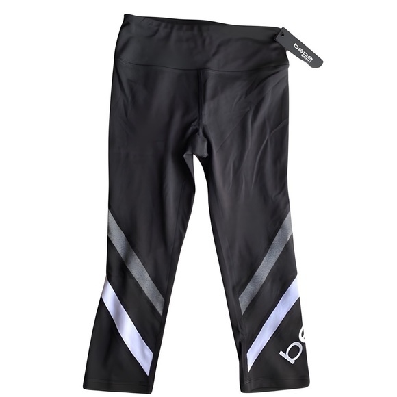 HP🏆Elevate Your Athletic Style with NWT Women's Bebe Sport Charcoal‎ Black - Picture 1 of 4